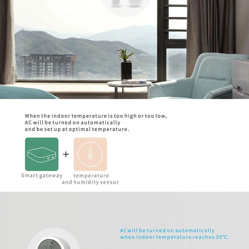 Tuya ZigBee 3.0 Smart Gateway Hub Smart Home Bridge Smart Life APP Wireless Remote Controller Works with Alexa Google Home
