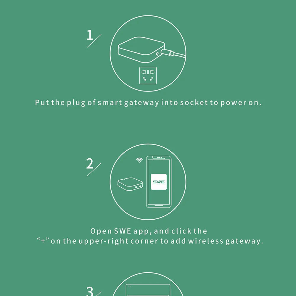 Tuya ZigBee 3.0 Smart Gateway Hub Smart Home Bridge Smart Life APP Wireless Remote Controller Works with Alexa Google Home